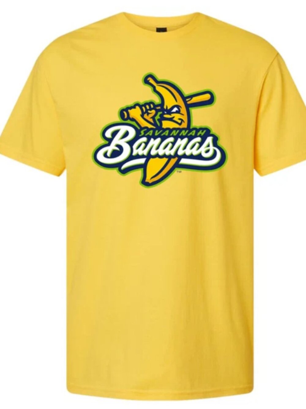 Savanah Bananas Short Sleeve T-shirt - Yellow - Adult XL